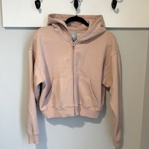 Aritzia TNA Cozy AF Boyfriend Boxy Zip Hoodie